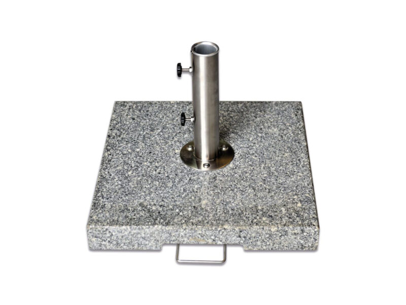 50kg Grey Granite Parasol Base with Standard Tube