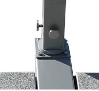 Rotating hinge for base