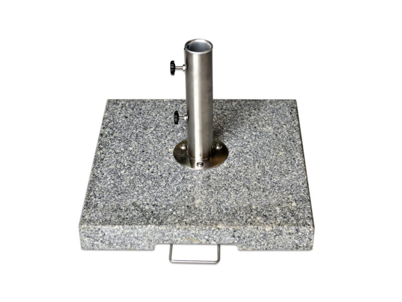 70kg Grey Granite Parasol Base with Standard Tube