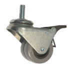 Caster wheels for a parasol base frame