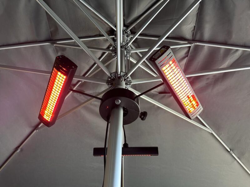 3KW Tri Parasol Heater With Remote Control - Image 2