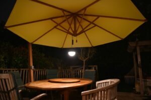 hanging lights for cantilever parasol