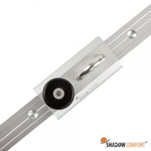 Shadow Comfort® - Shade Sails Installation Set - Aluminum rail + glider