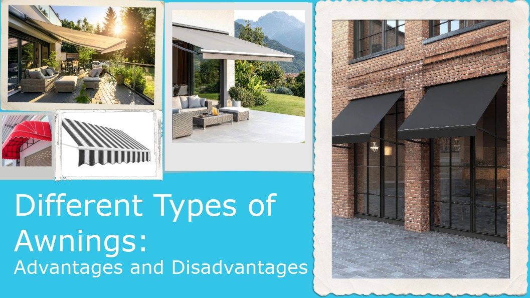 different awnings